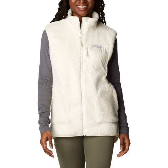 BNWOT Columbia Off White Vest - Picture 1 of 5